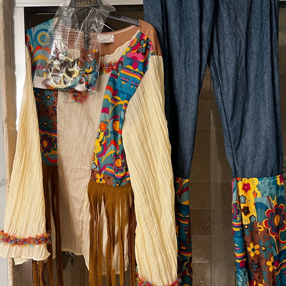 Hippie Costume, 1 size, worn once, like new